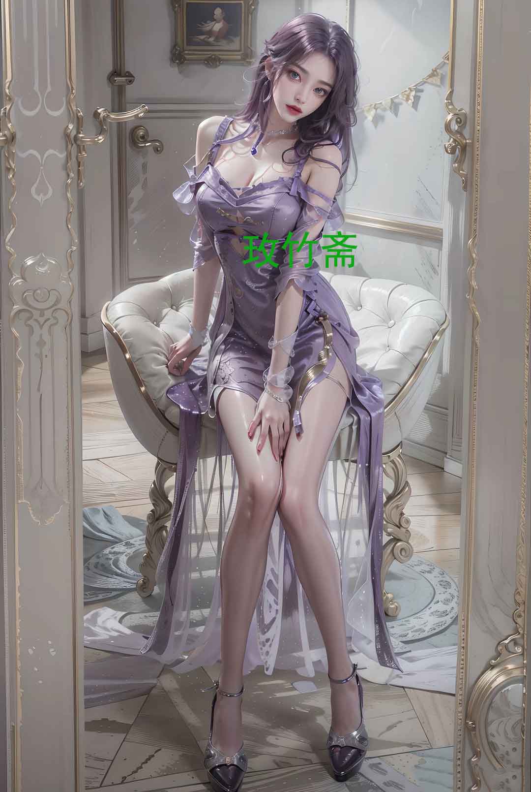 《完美世界》云曦AI性感美腿壁纸