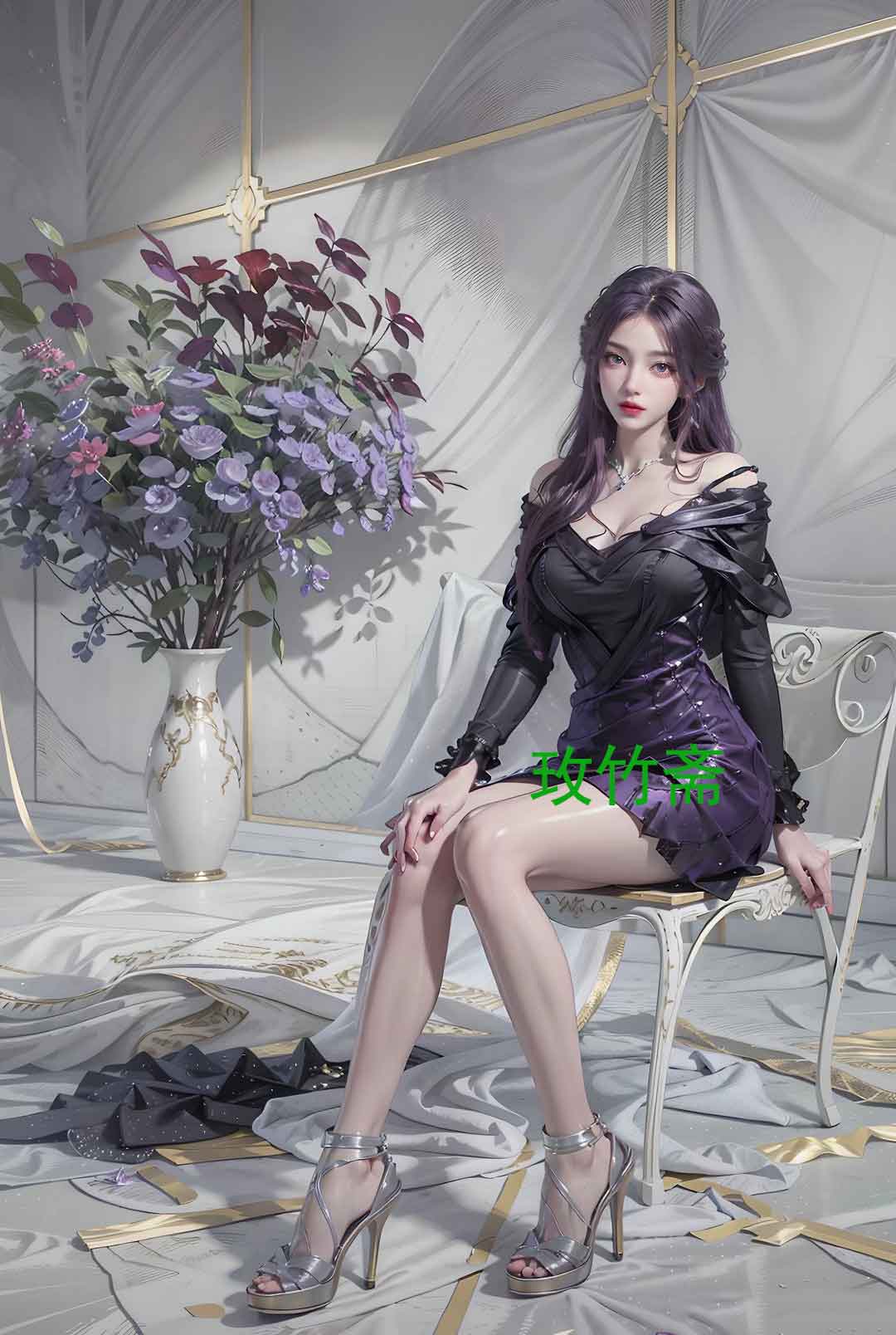 《完美世界》云曦AI性感美腿壁纸