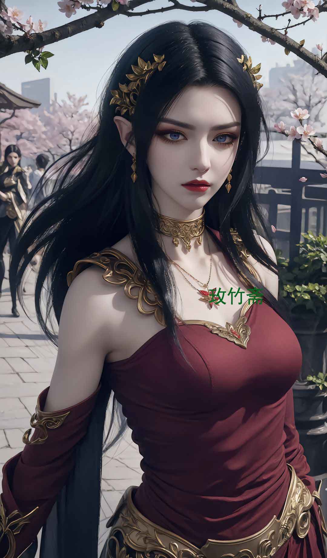 斗破苍穹美杜莎黑丝JK壁纸