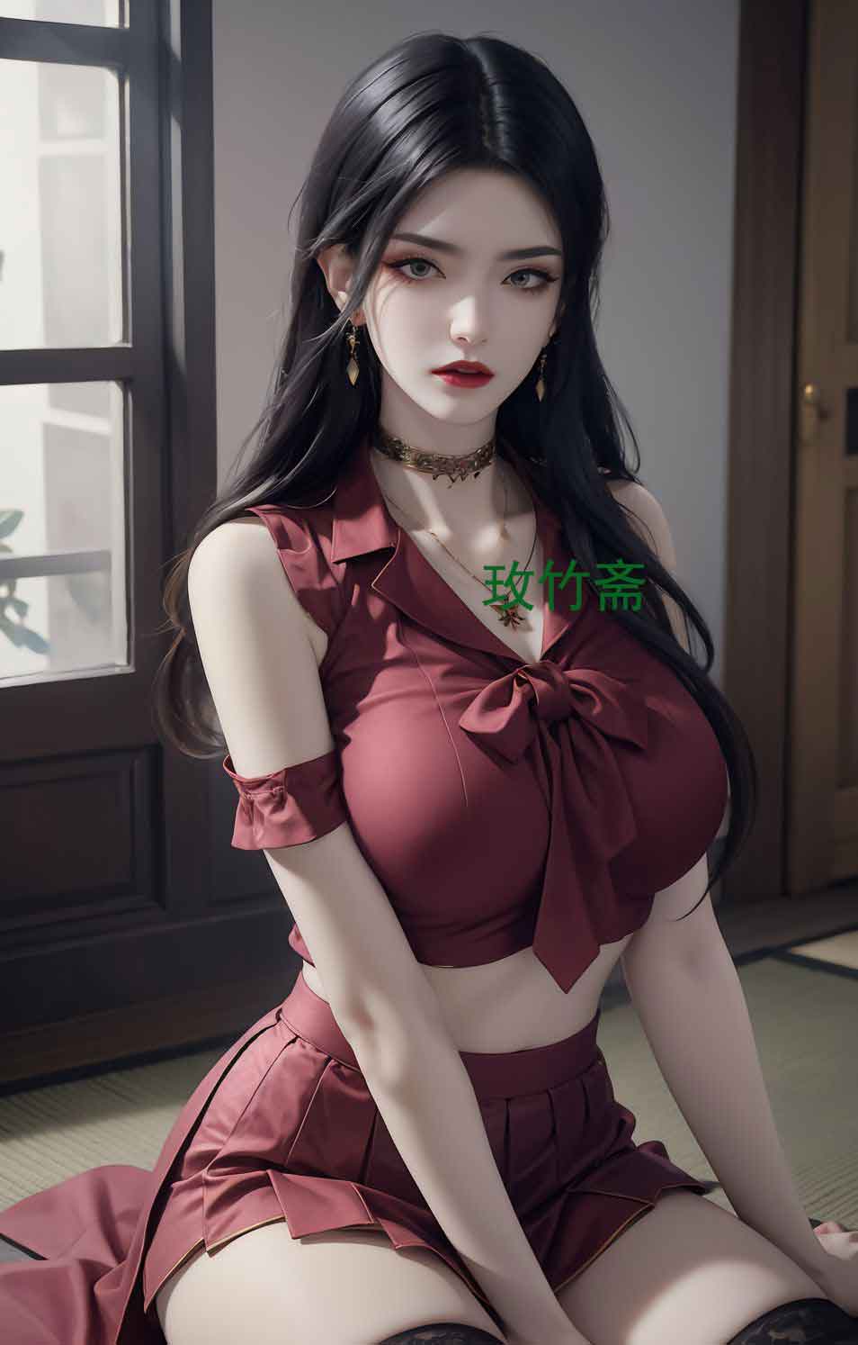 斗破苍穹美杜莎黑丝JK壁纸