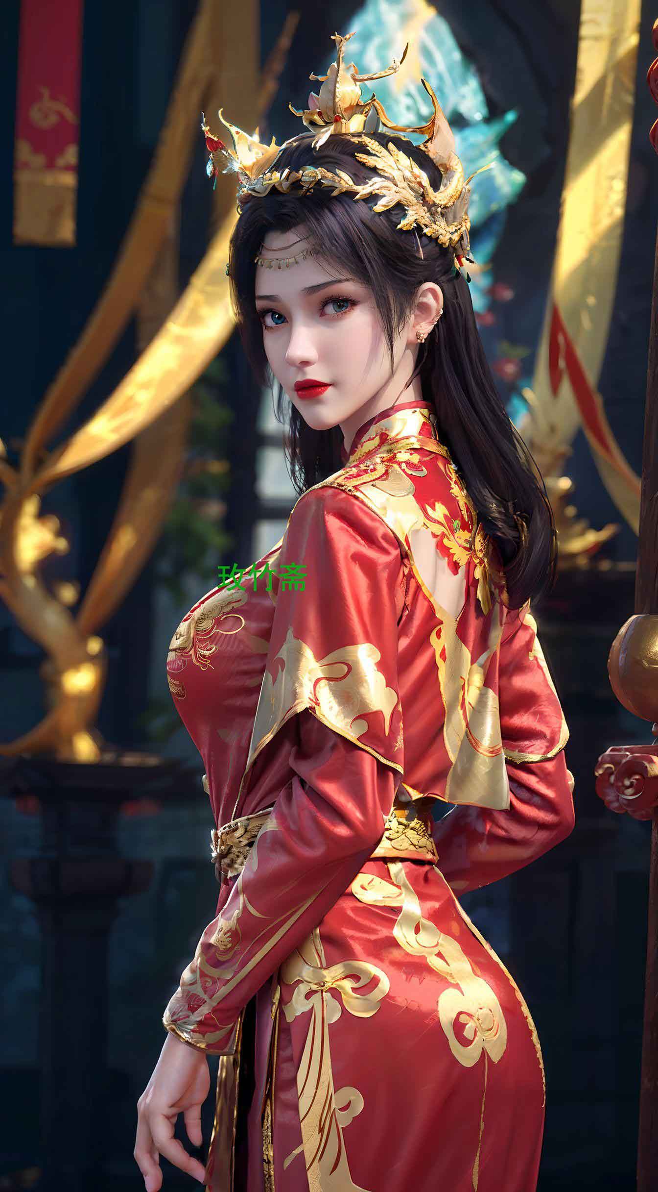斗破苍穹云韵婚服性感壁纸