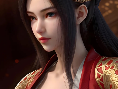 完美世界秦怡宁性感美胸壁纸
