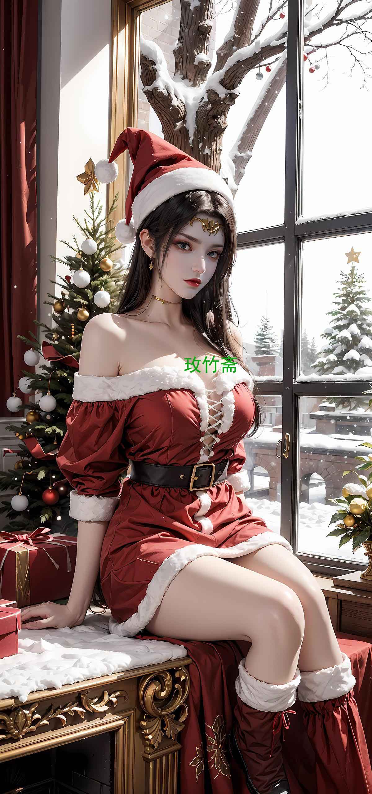 《斗破苍穹》美杜莎圣诞装图片