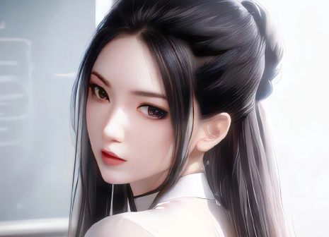 天行九歌焰灵姬办公室翘臀短裙壁纸