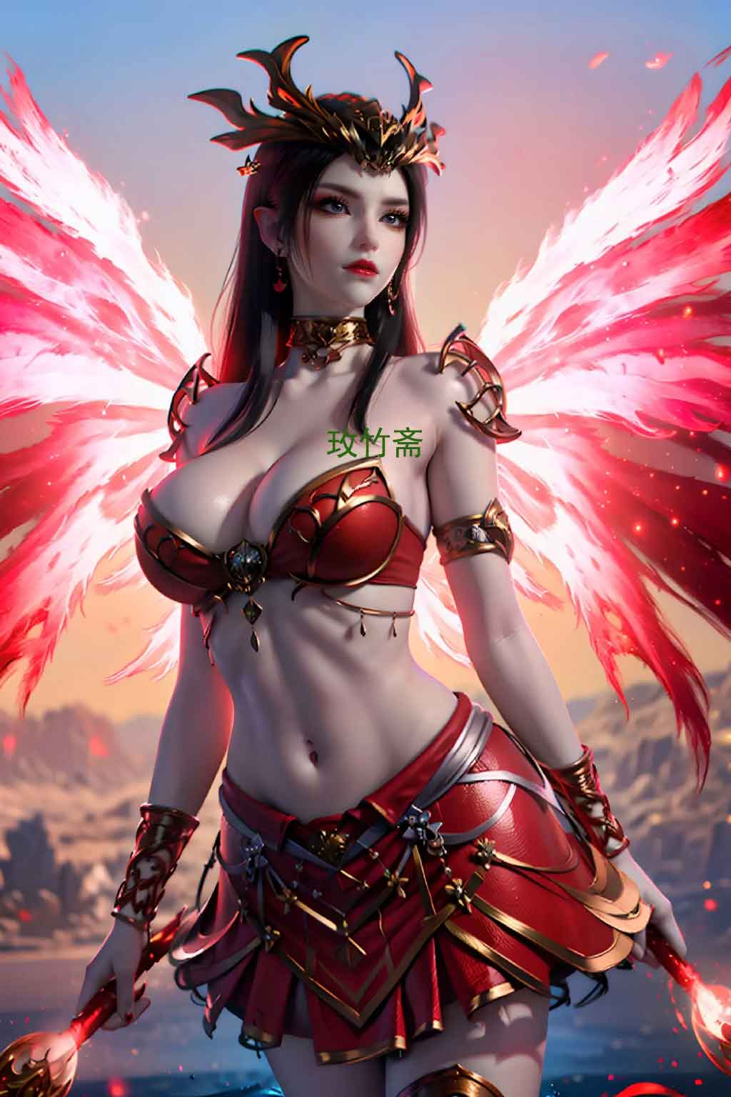 斗破苍穹美杜莎性感美胸壁纸