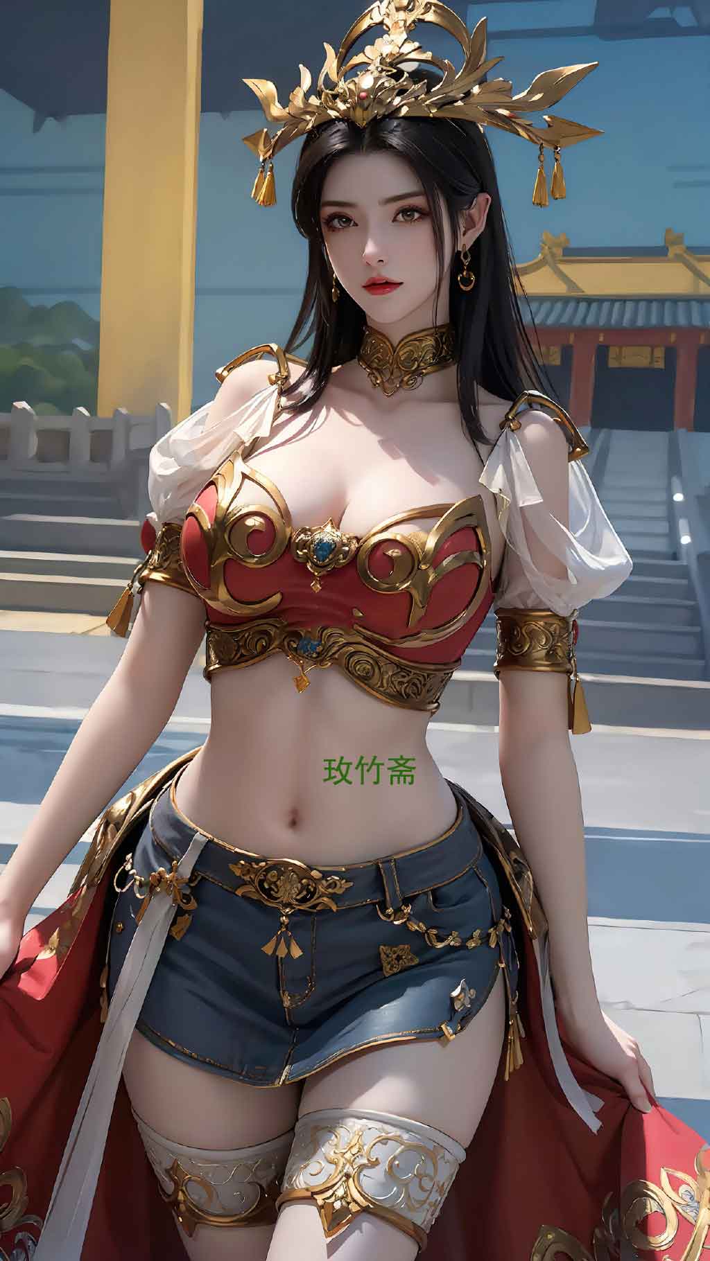 斗破苍穹美杜莎性感A4腰美腿壁纸