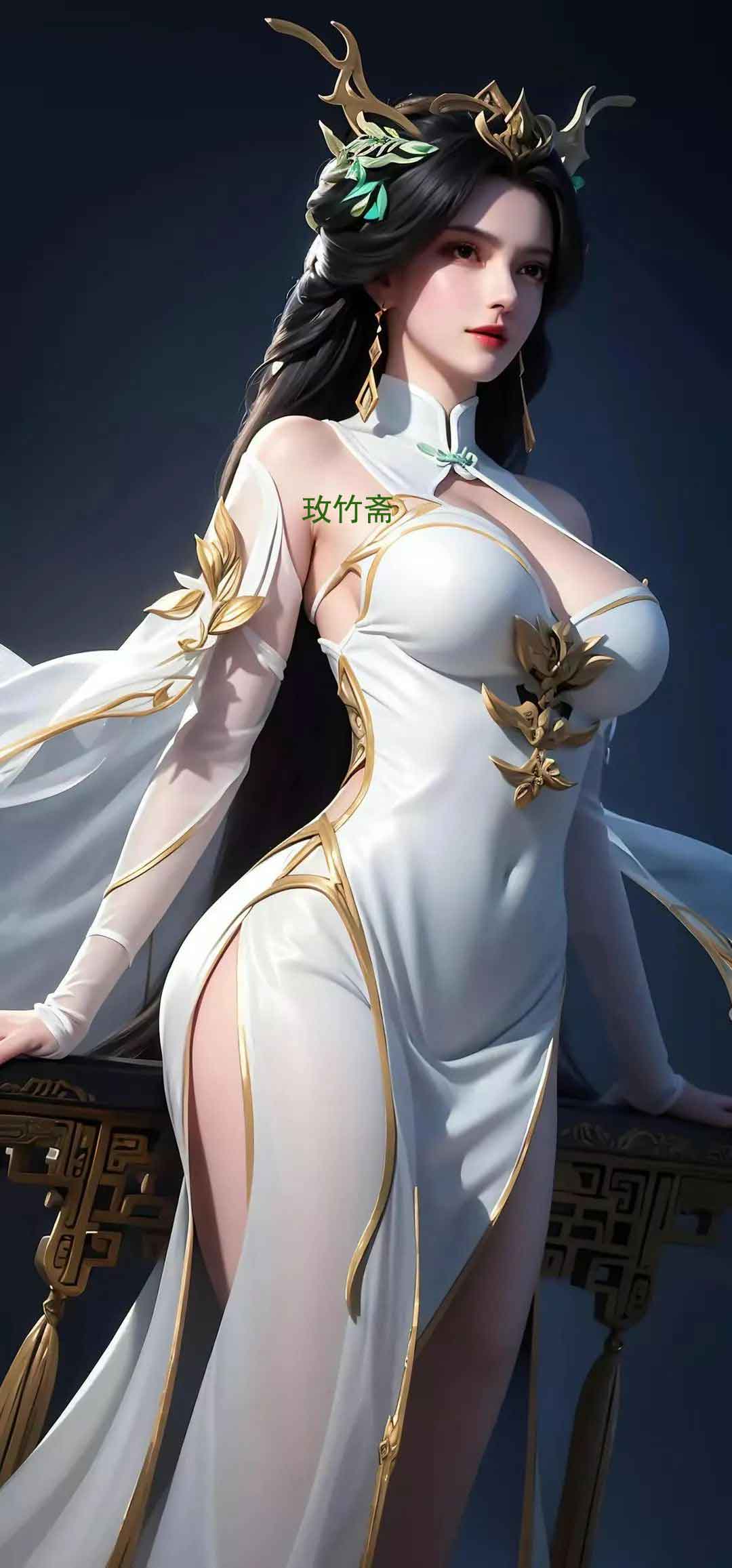 《完美世界》柳神AI翘臀壁纸