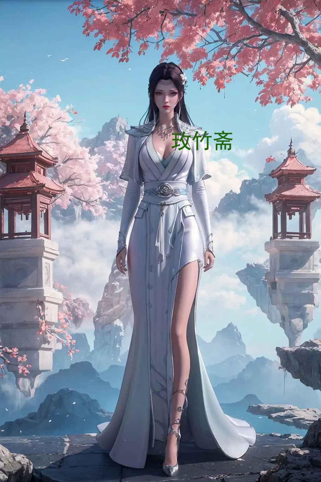 《斗破苍穹》云韵美腿全身照壁纸