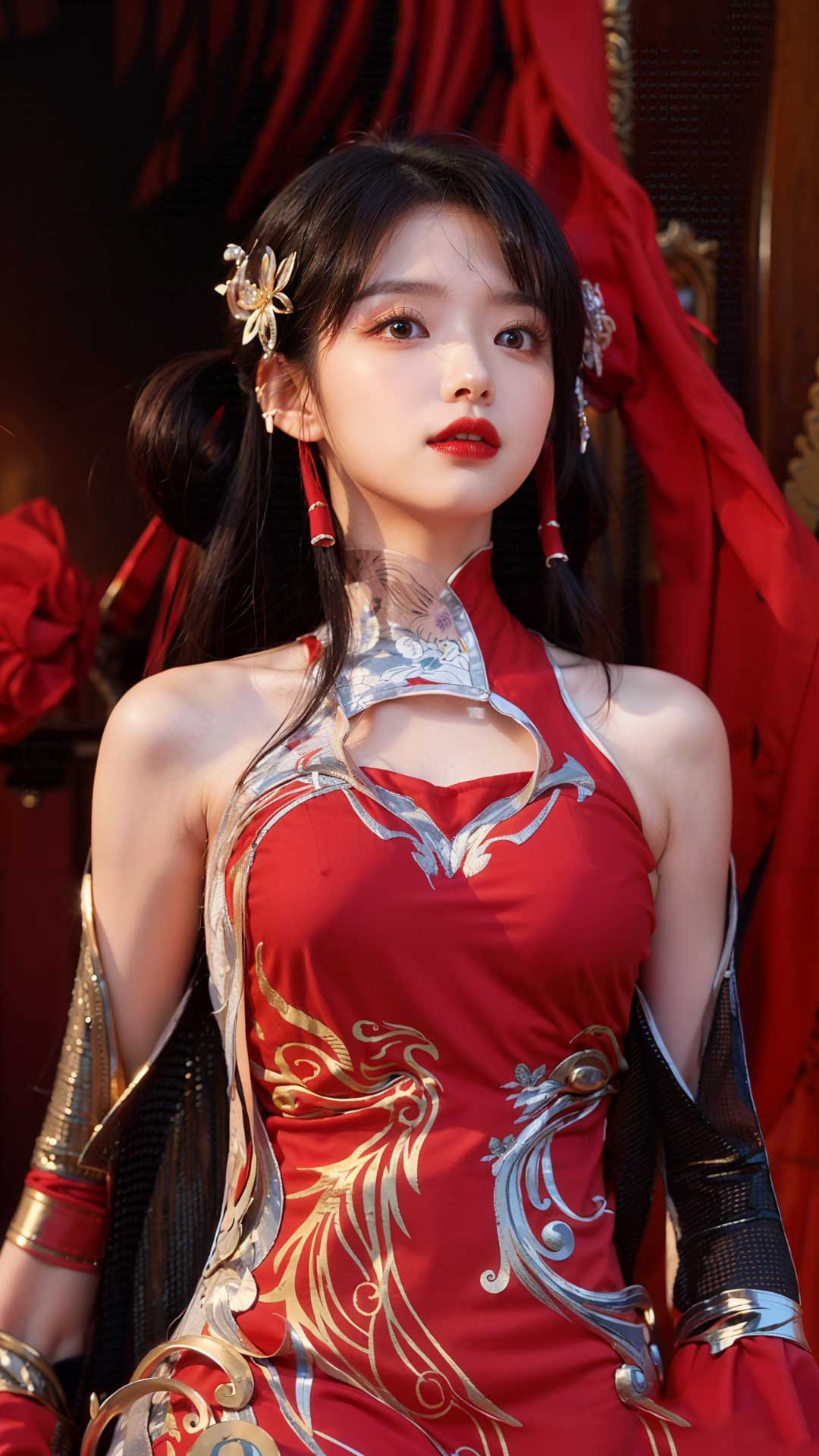 完美世界火灵儿性感美背图片