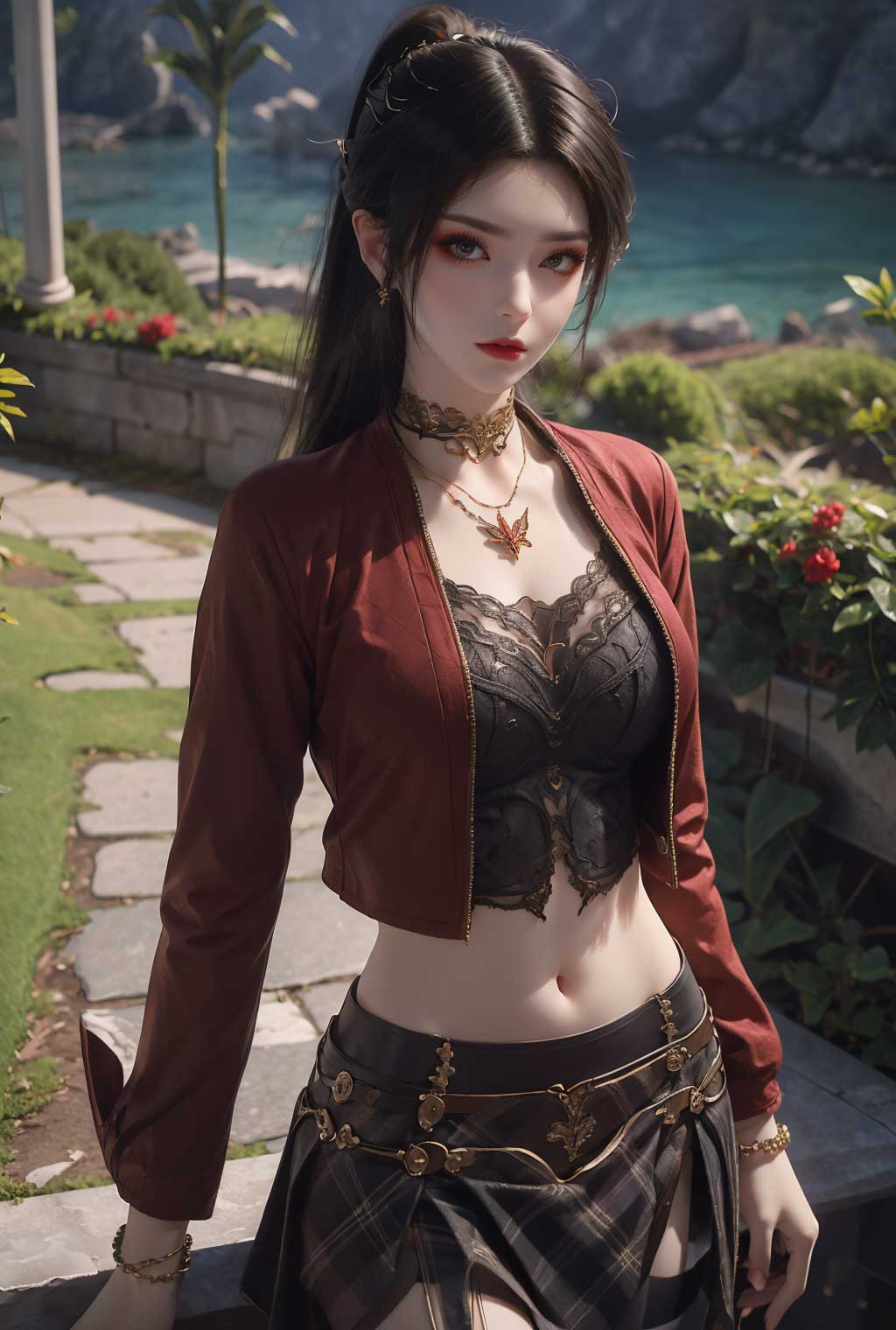 斗破苍穹美杜莎JK制服壁纸