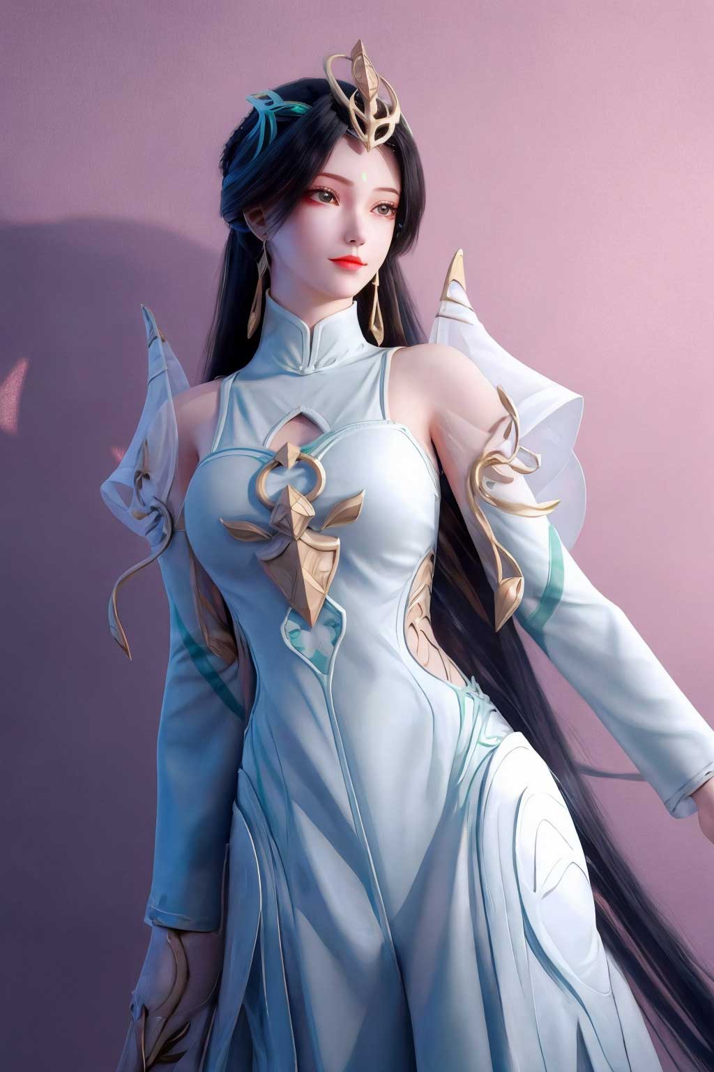 完美世界柳神性感美背壁纸