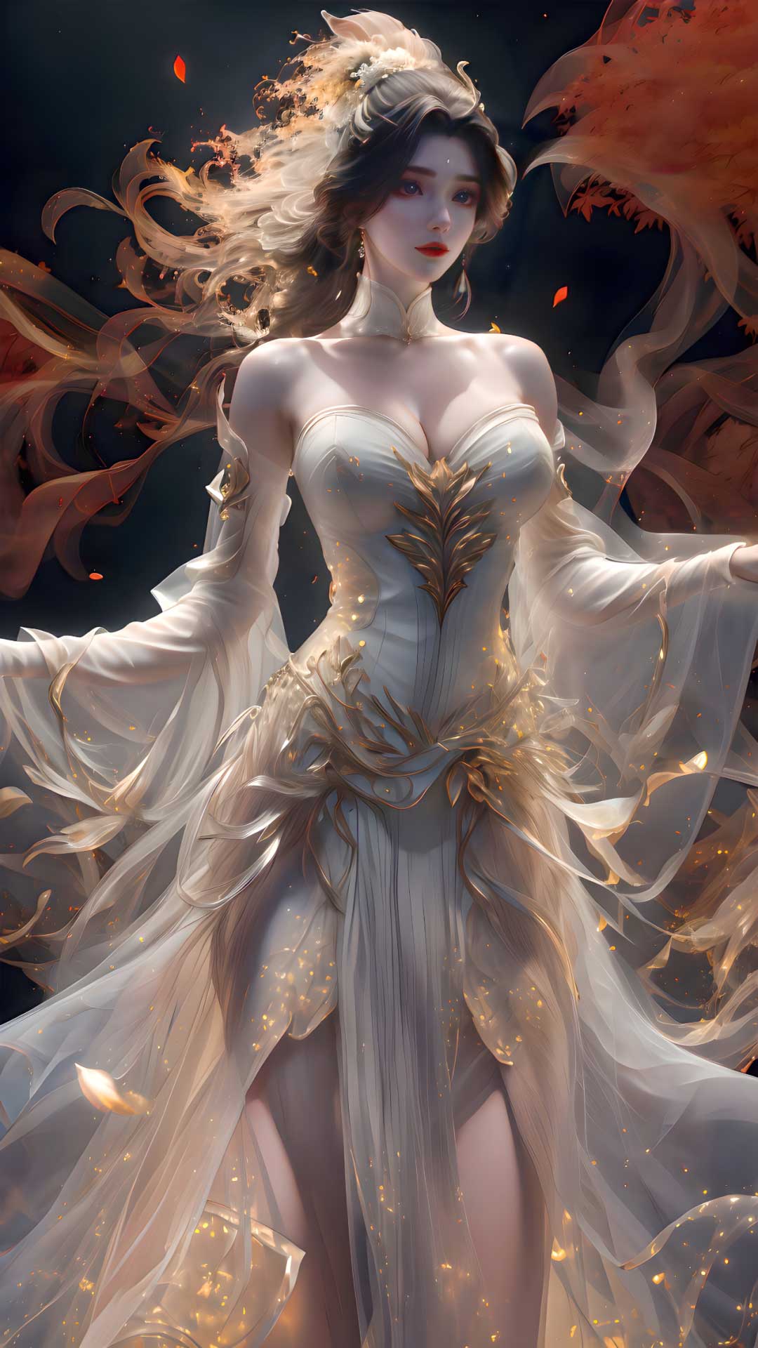 完美世界柳神性感美背壁纸