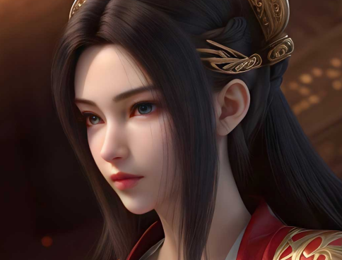 《完美世界》秦怡宁3d性感美腿壁纸