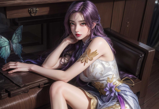 完美世界云曦性感美腿壁纸