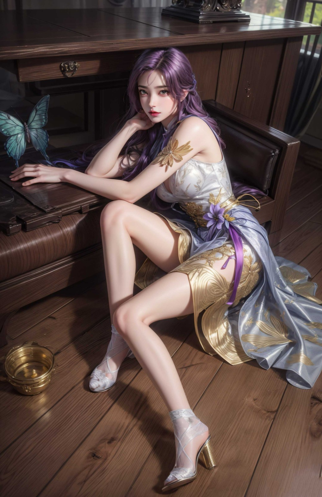 完美世界云曦AI美腿壁纸