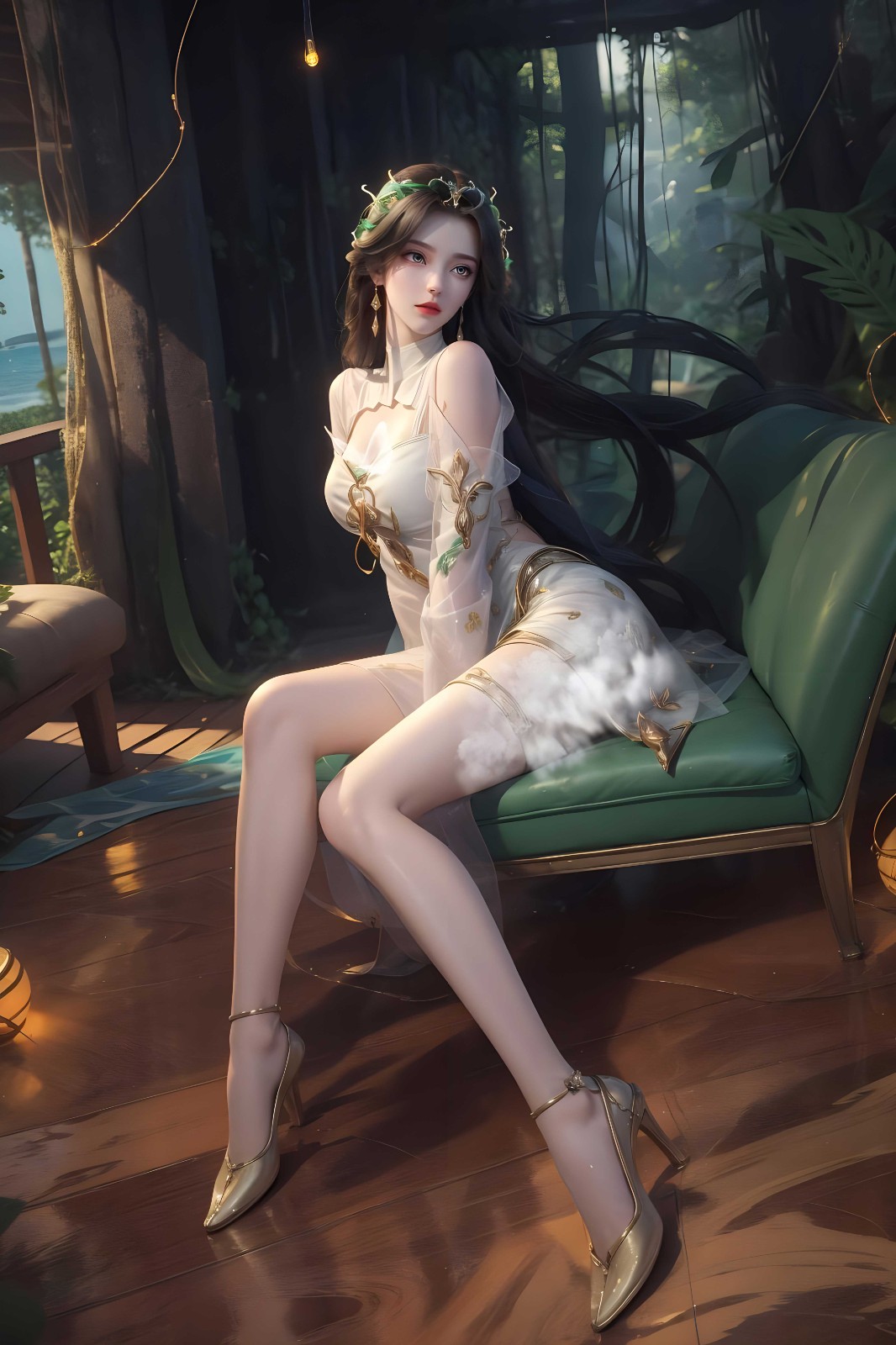 《完美世界》柳神性感美腿壁纸