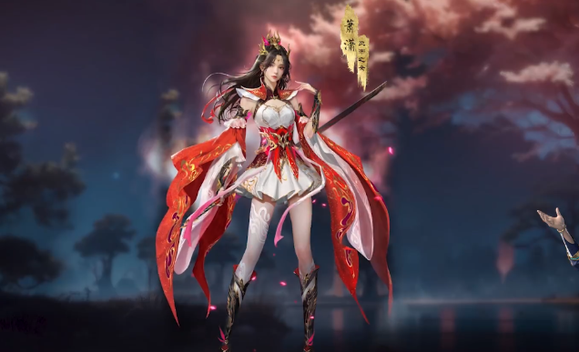 萧潇无尽火域版建模曝光，红袖白裙美翻，与炎帝同框，曾暗恋牧尘