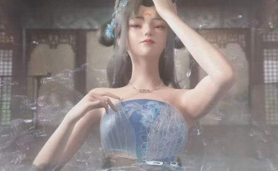 仙逆：程灵大美女主动献身，超短裙配细腰太性感，孙镇伟已被拿下